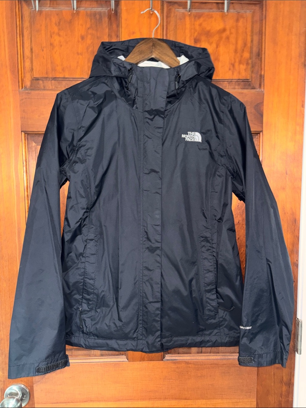 The North Face Black Hooded Waterproof Ski Jacket